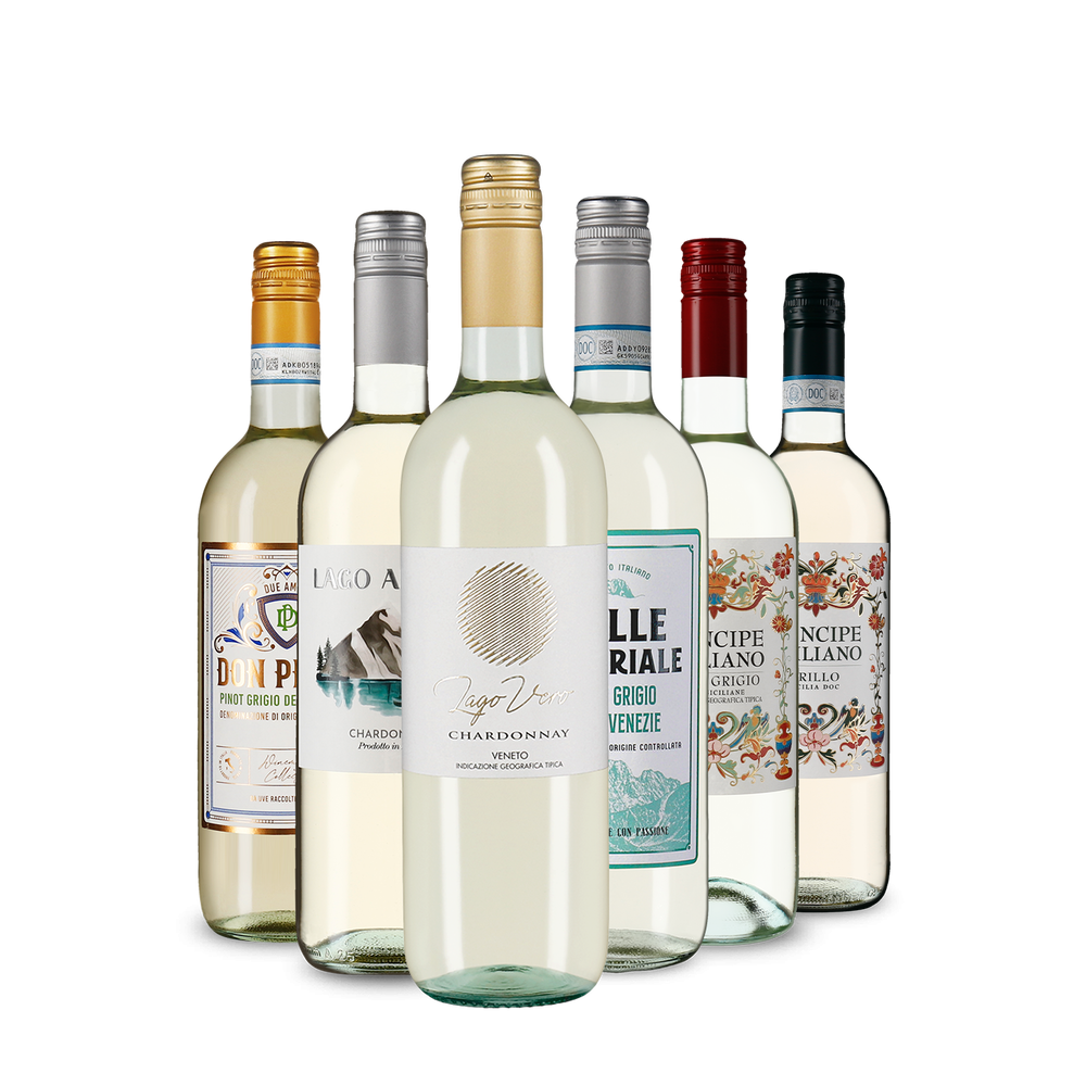 Selezione di vini bianchi italiani