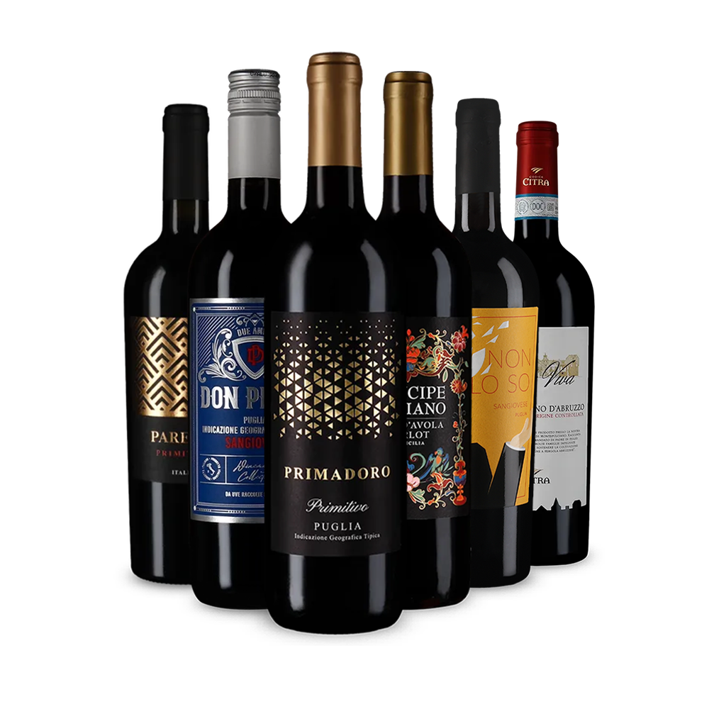 Selezione di vini rossi italiani – Gold
