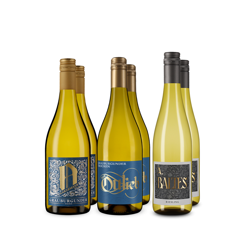 Selezione di vini bianchi tedeschi