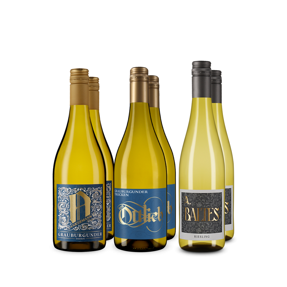 Selezione di vini bianchi tedeschi