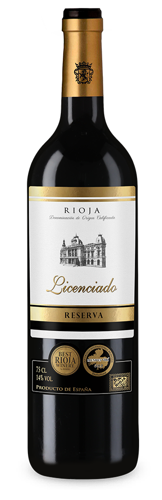 Bodegas Burgo Viejo Licenciado Rioja riserva 2019 – Gold