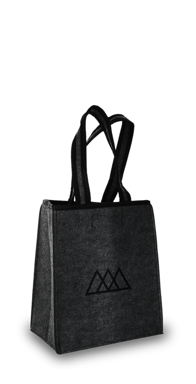 Borsa in feltro di Vinoreale, per 6 bottiglie – Gold