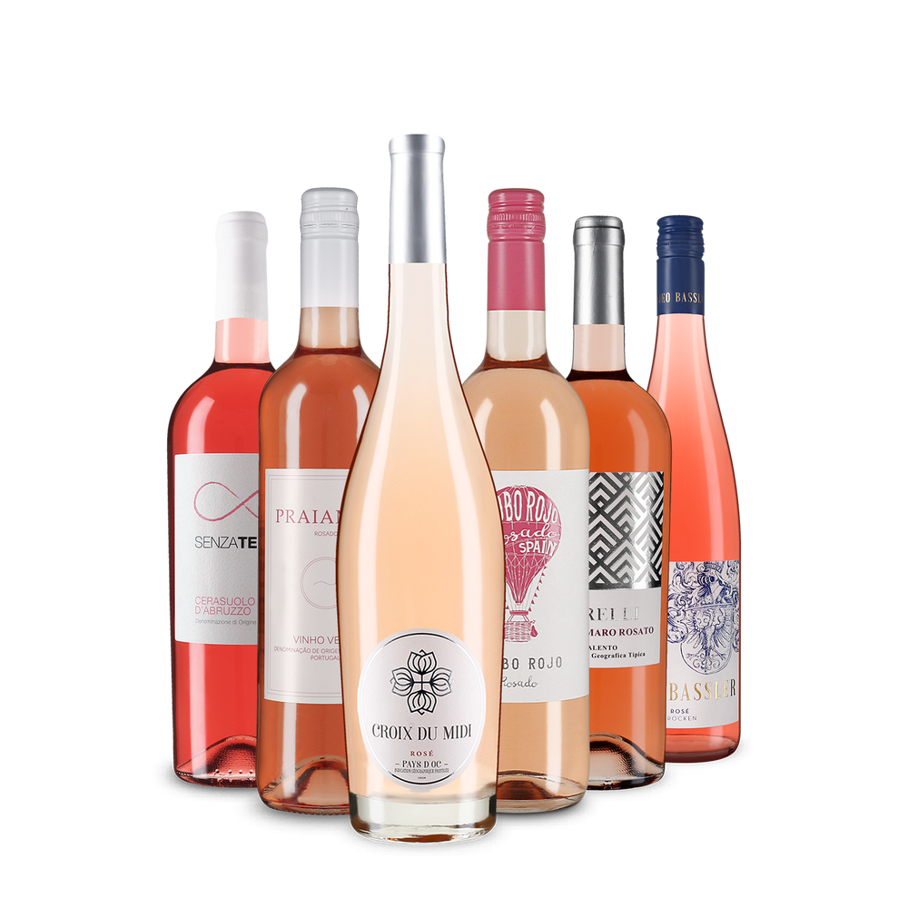 Pacchetto di vini rosati europei