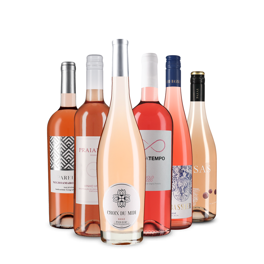 Pacchetto di vini rosati europei