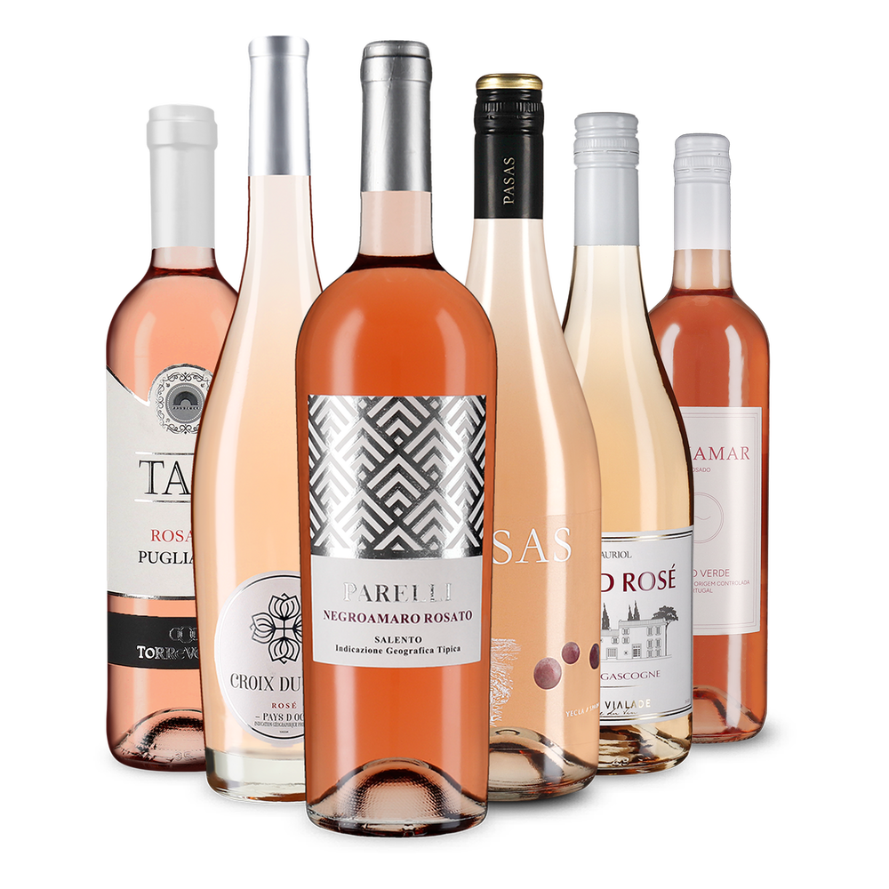 Pacchetto di vini rosati europei
