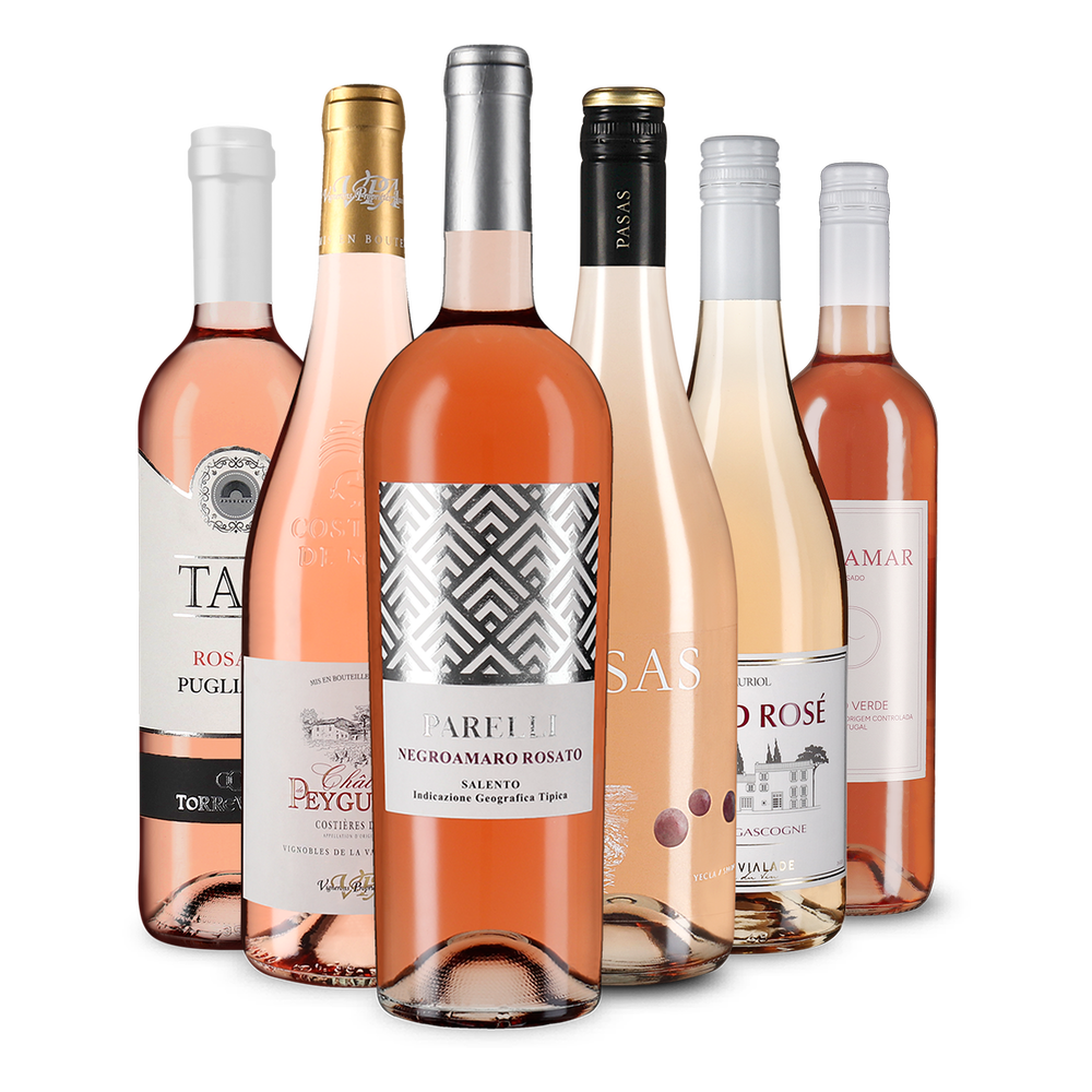 Pacchetto di vini rosati europei