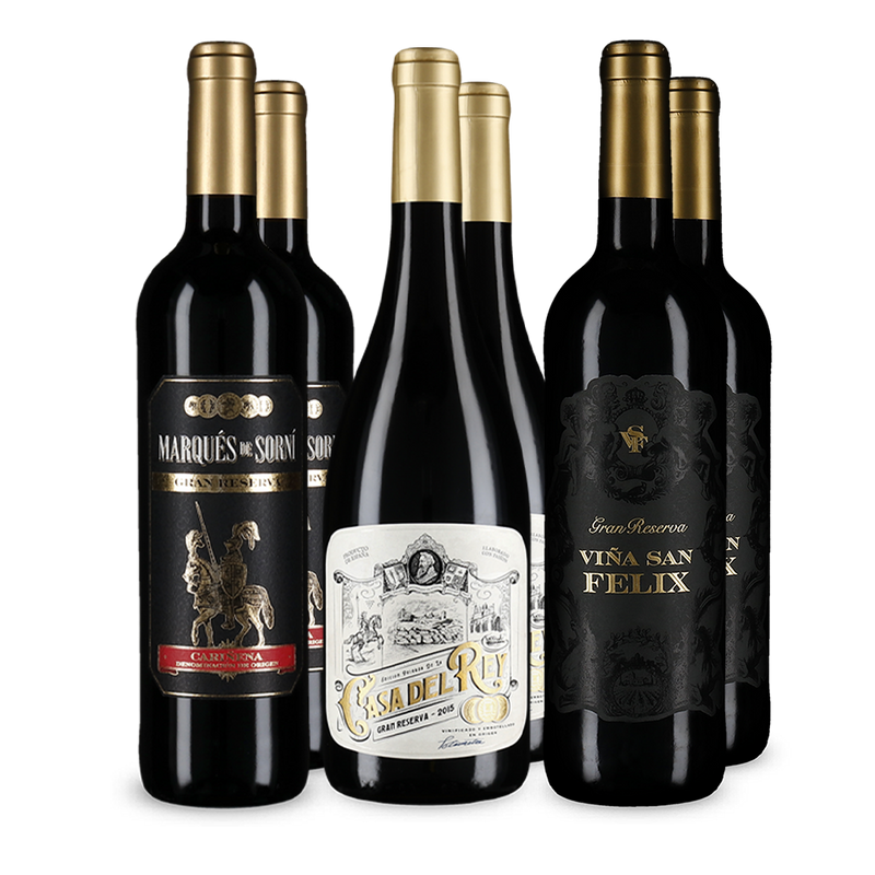 Selezione di vini spagnoli Gran Reservas – Gold