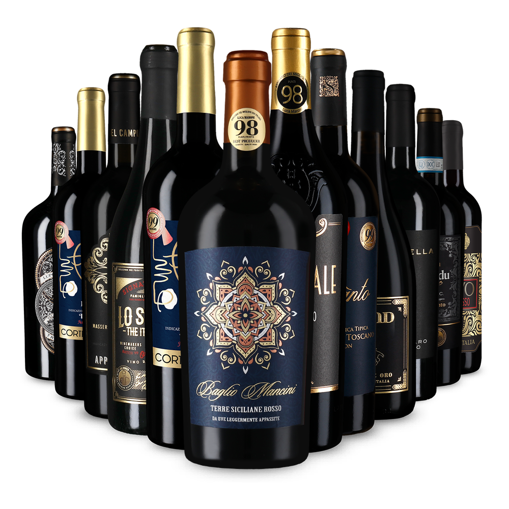 Selezione di vini premiati da Luca Maroni formato XXL