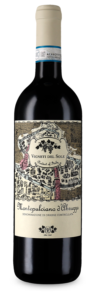 Vigneti del Sole Montepulciano d'Abruzzo 2022 – Gold