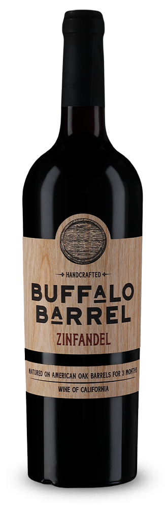 Buffalo Barrel Whiskey Barrel Zinfandel California 2022 – Gold