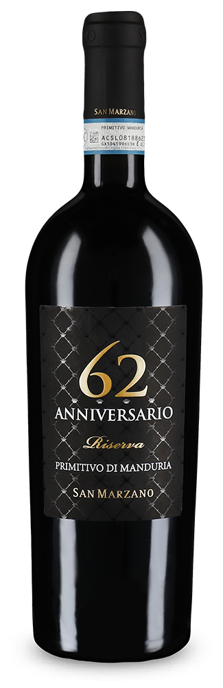 Anniversario 62 Primitivo di Manduria riserva 2019