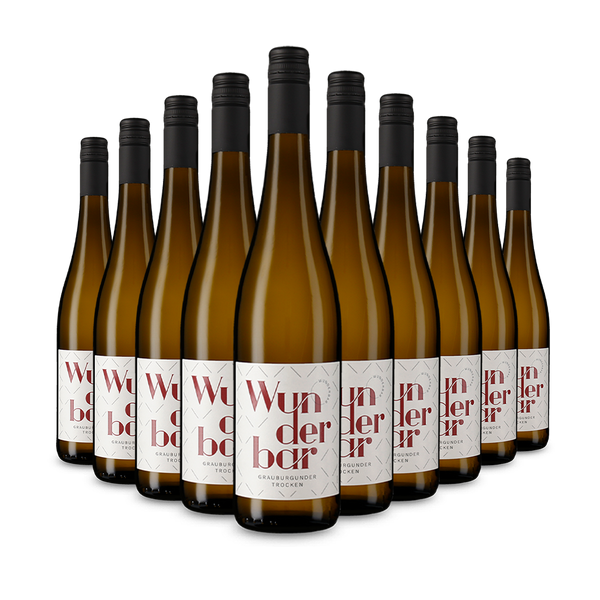 10 bottiglie Wunderbar Pinot Grigio 2023 – Gold