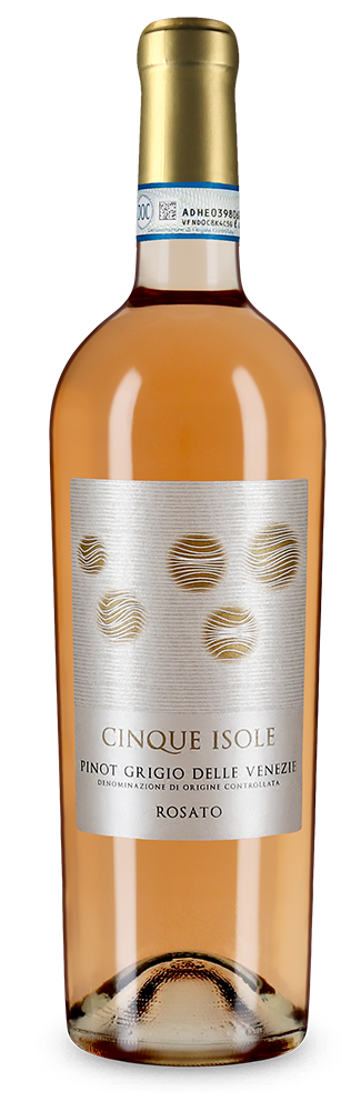 Cinque Isole Pinot Grigio rosato 2024 – Gold