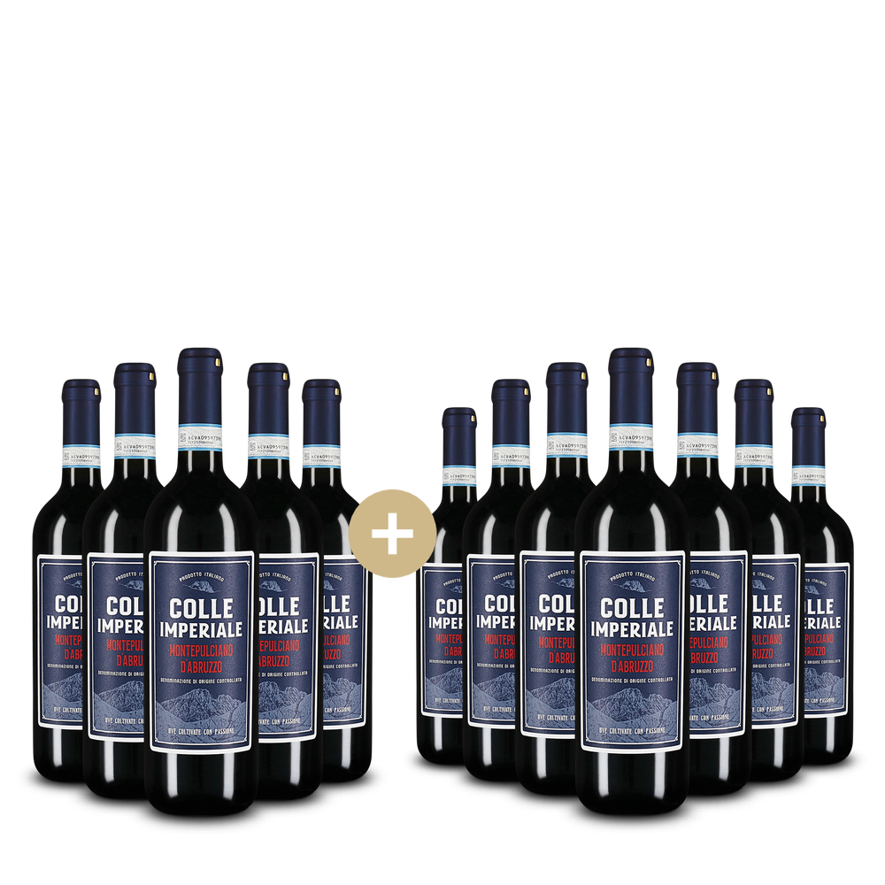 5+7 bottiglie Montepulciano d'Abruzzo 2024