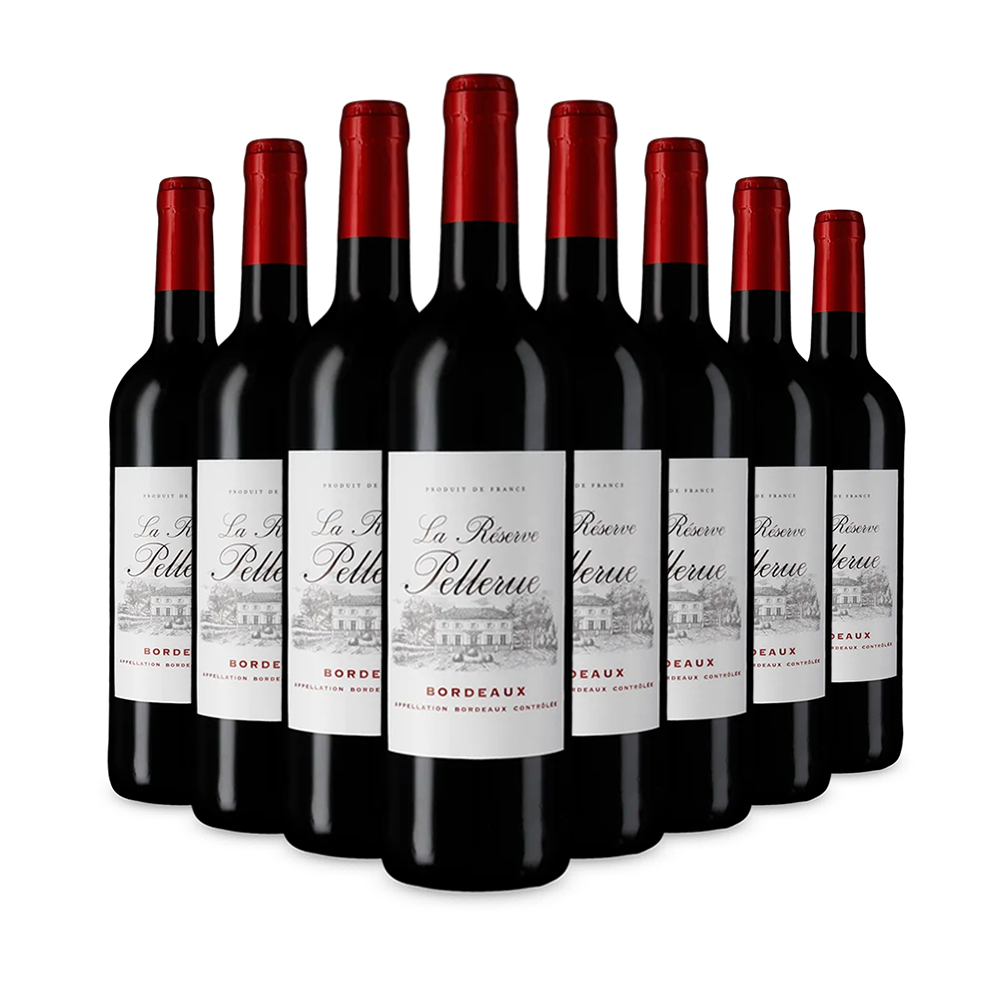 8 bottiglie Bordeaux 2021