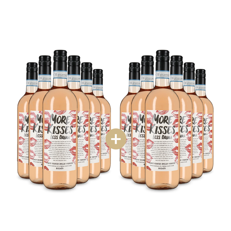 6+6 bottiglie Pinot Grigio delle Venezie Rosato 2024 – Gold