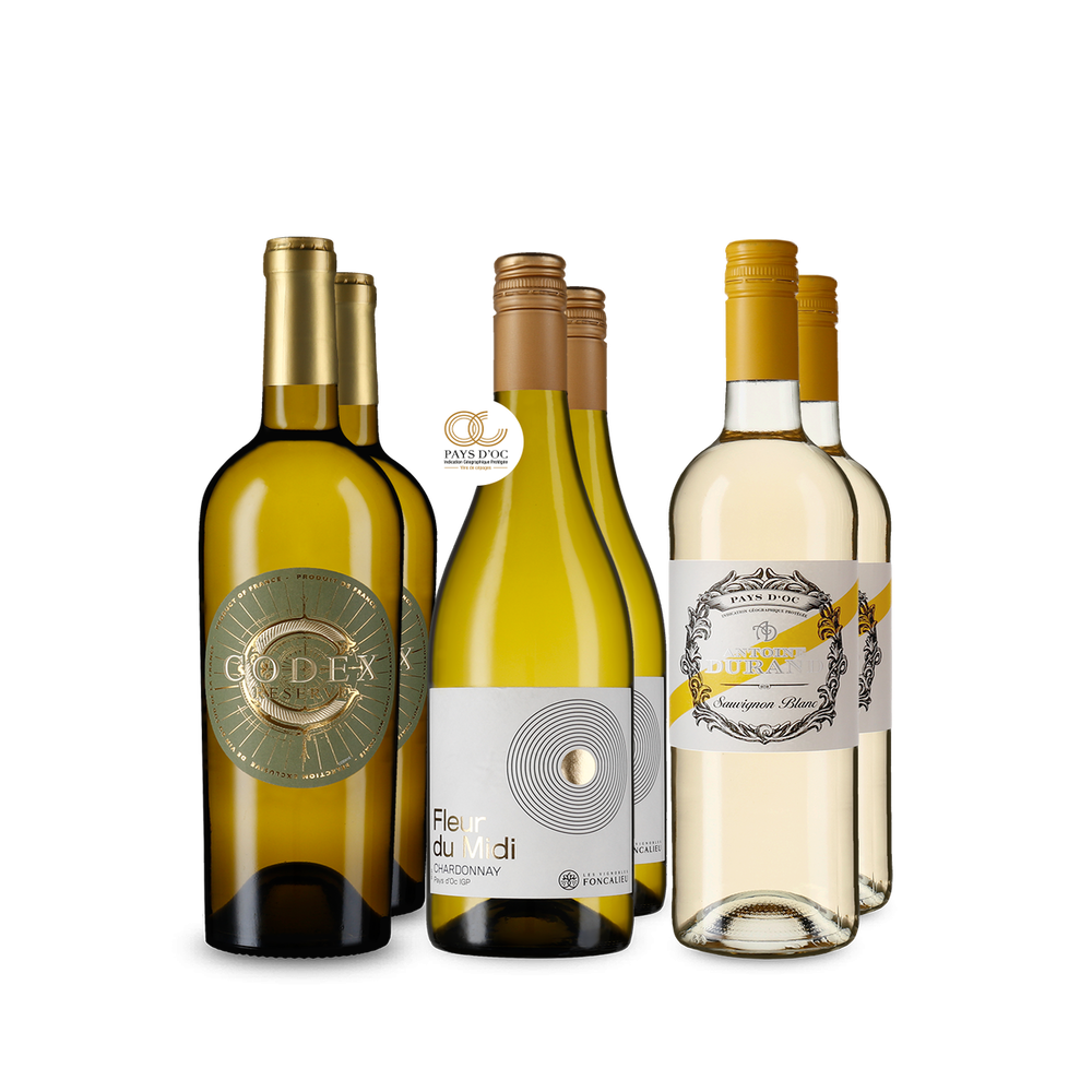 Vini bianchi francesi in pacco 3x2 – Gold