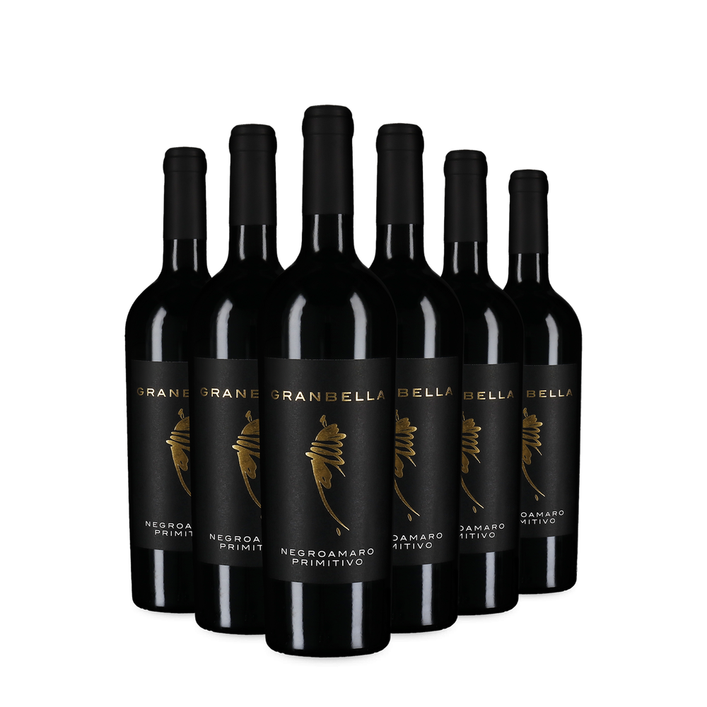 6 bottiglie Negroamaro Primitivo 2025