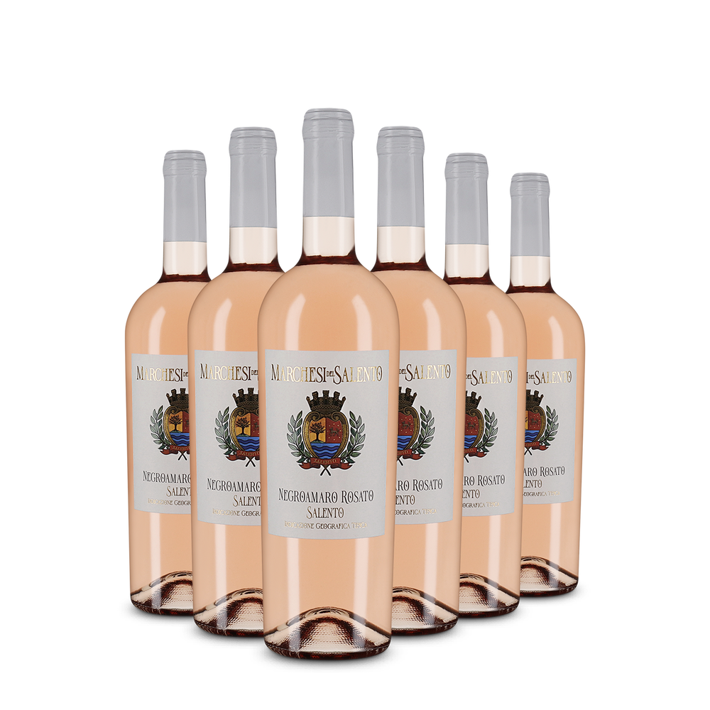 6 bottiglie Negroamaro rosato 2025