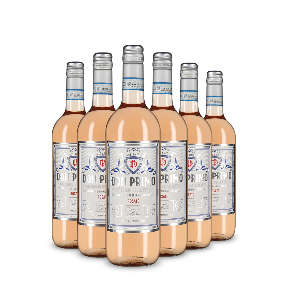6 bottiglie Pinot Grigio rosato 2025
