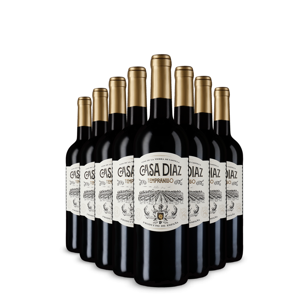 8 bottiglie Tempranillo 2025