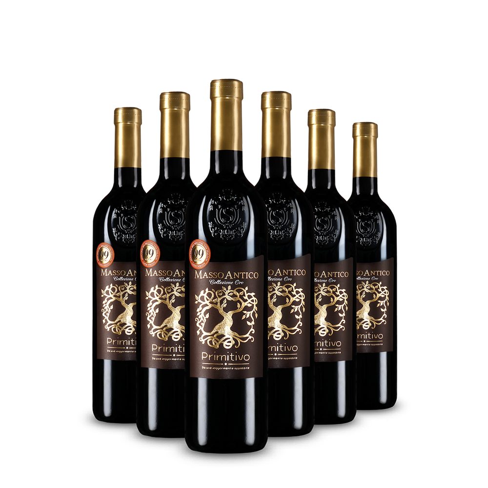 6 bottiglie Primitivo Appassite Collezione Oro 2025