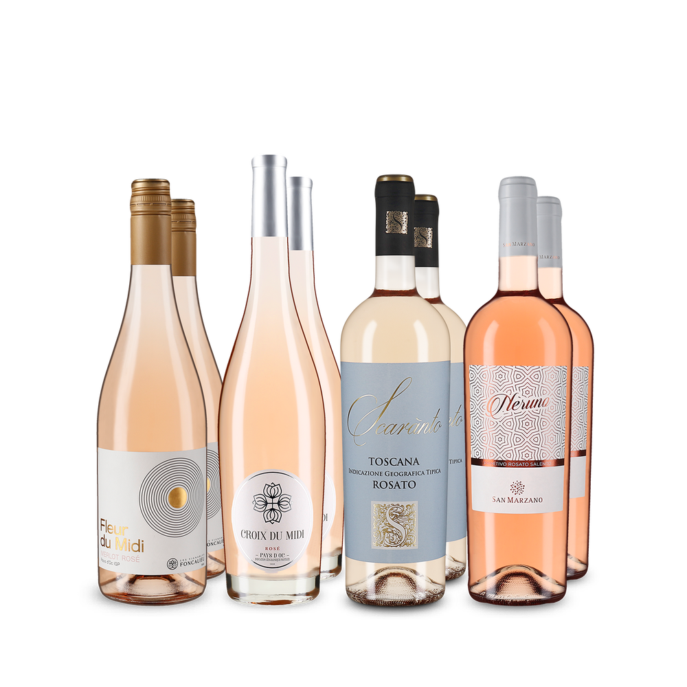4x2 Rosé pluripremiati con l'oro da Francia e Italia