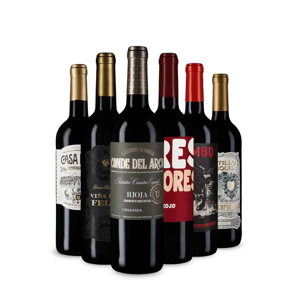 6x1 Varietà di Tempranillo per intenditori