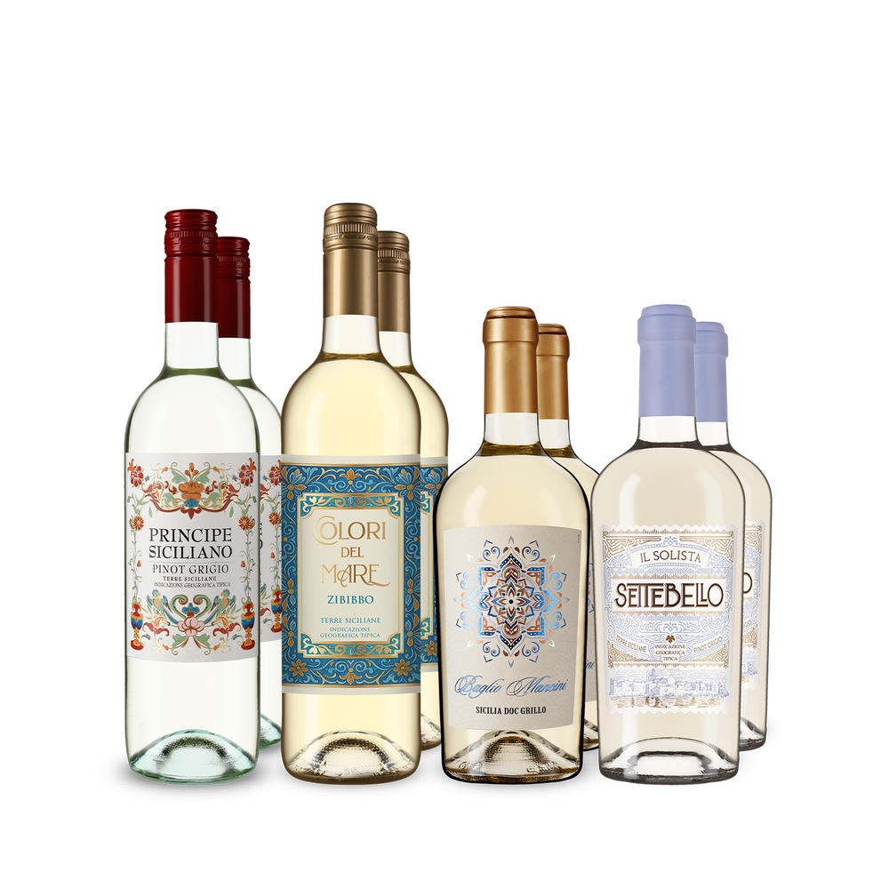 4x2 Piacere di vini bianchi dalla Sicilia