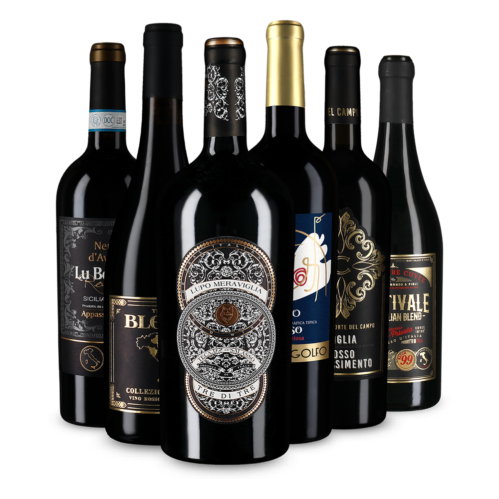 6x1 Vini rossi d'eccellenza con 99 punti Maroni