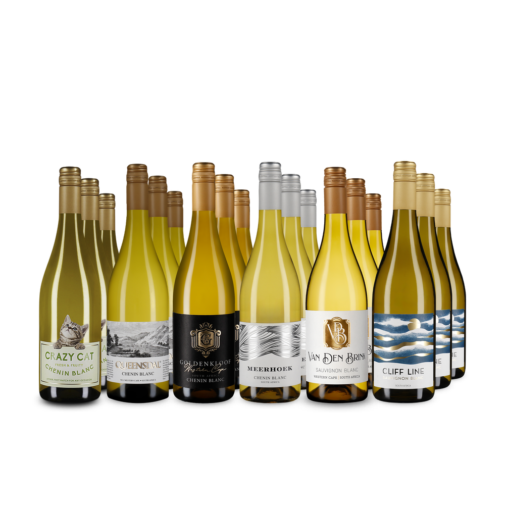 6x3 La varietà dei vini bianchi sudafricani in cofanetto vantaggio