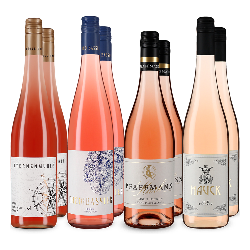 4x2 Rosé preferiti tedeschi in confezione risparmio