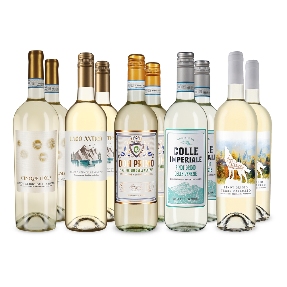 5x2 Selezione di Pinot Grigio in offerta estiva