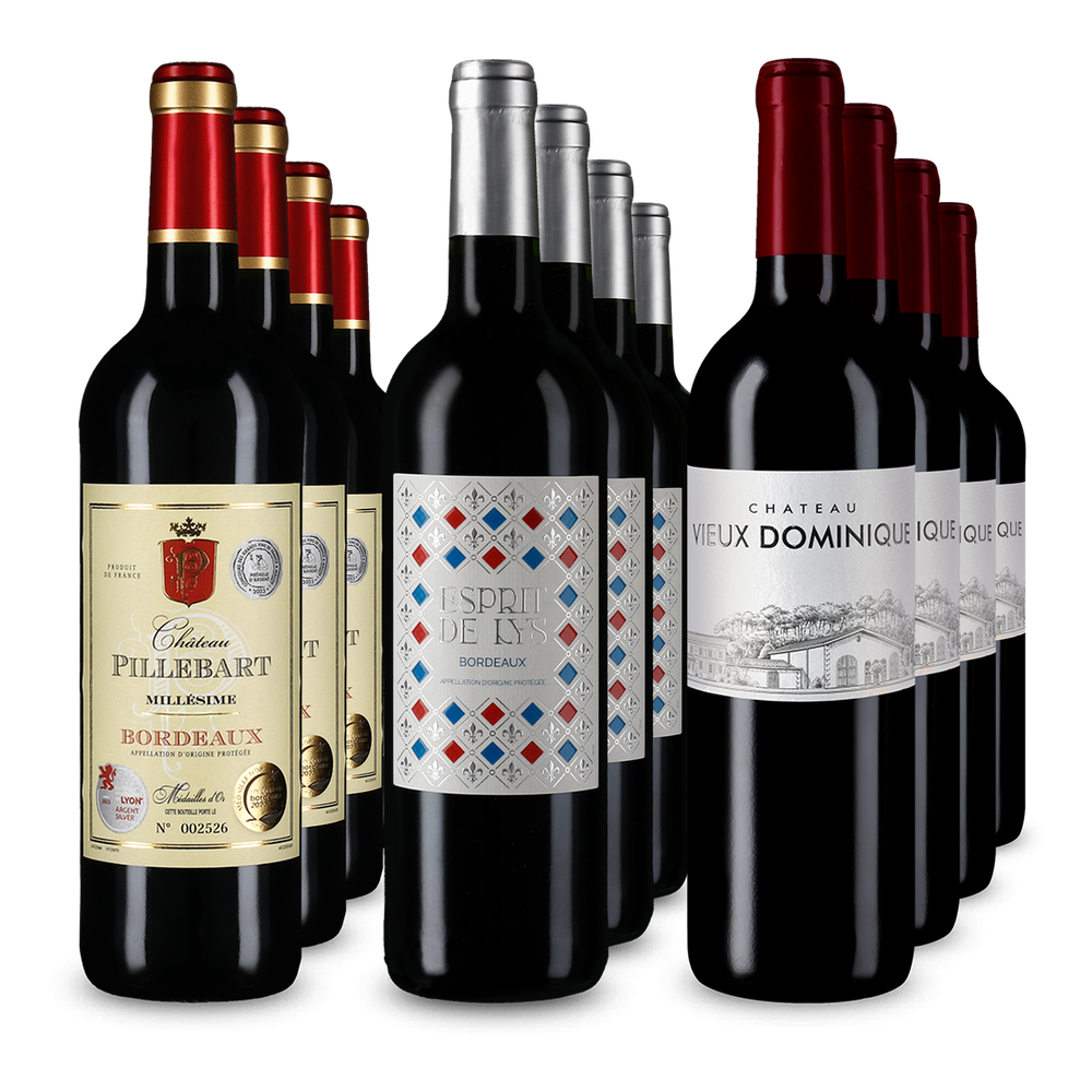3x4 Collezione Bordeaux in confezione vantaggio
