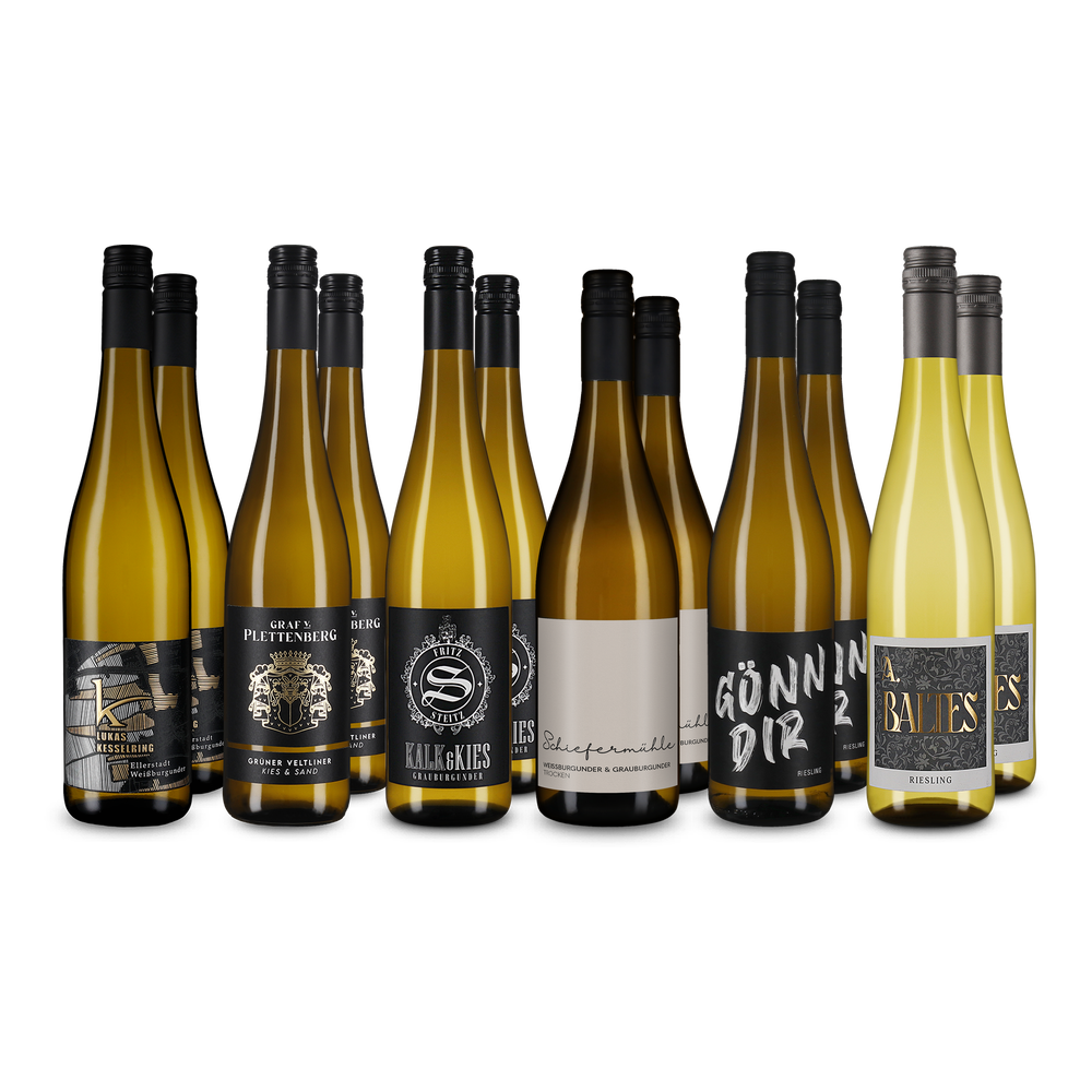 6x2 Selezione di vini bianchi tedeschi da scorta