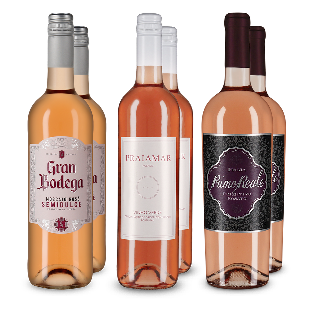 3x2 Rosé preferiti e fruttati: amabile e abboccato
