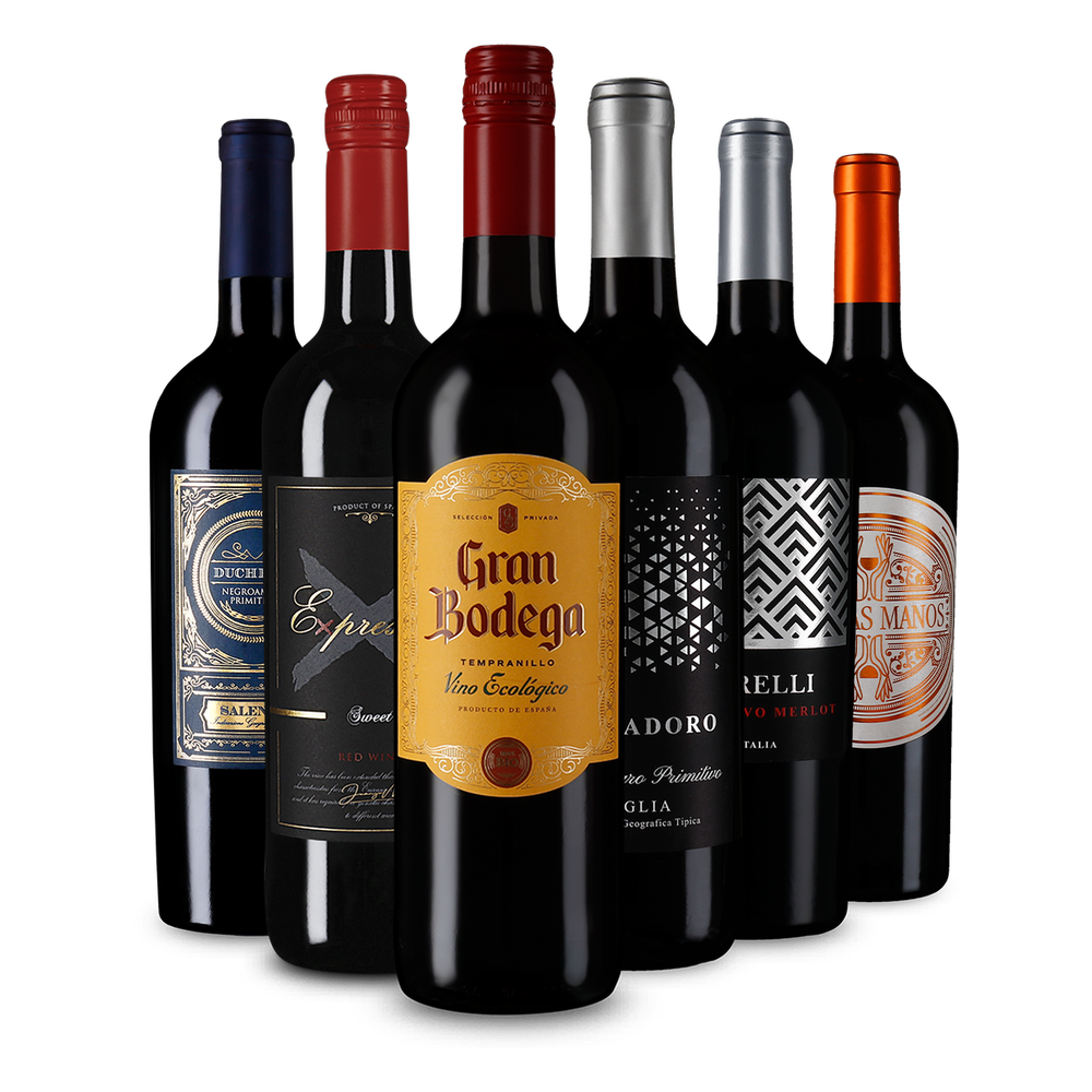 6x1 Rossi fruttati preferiti: amabili e abboccati
