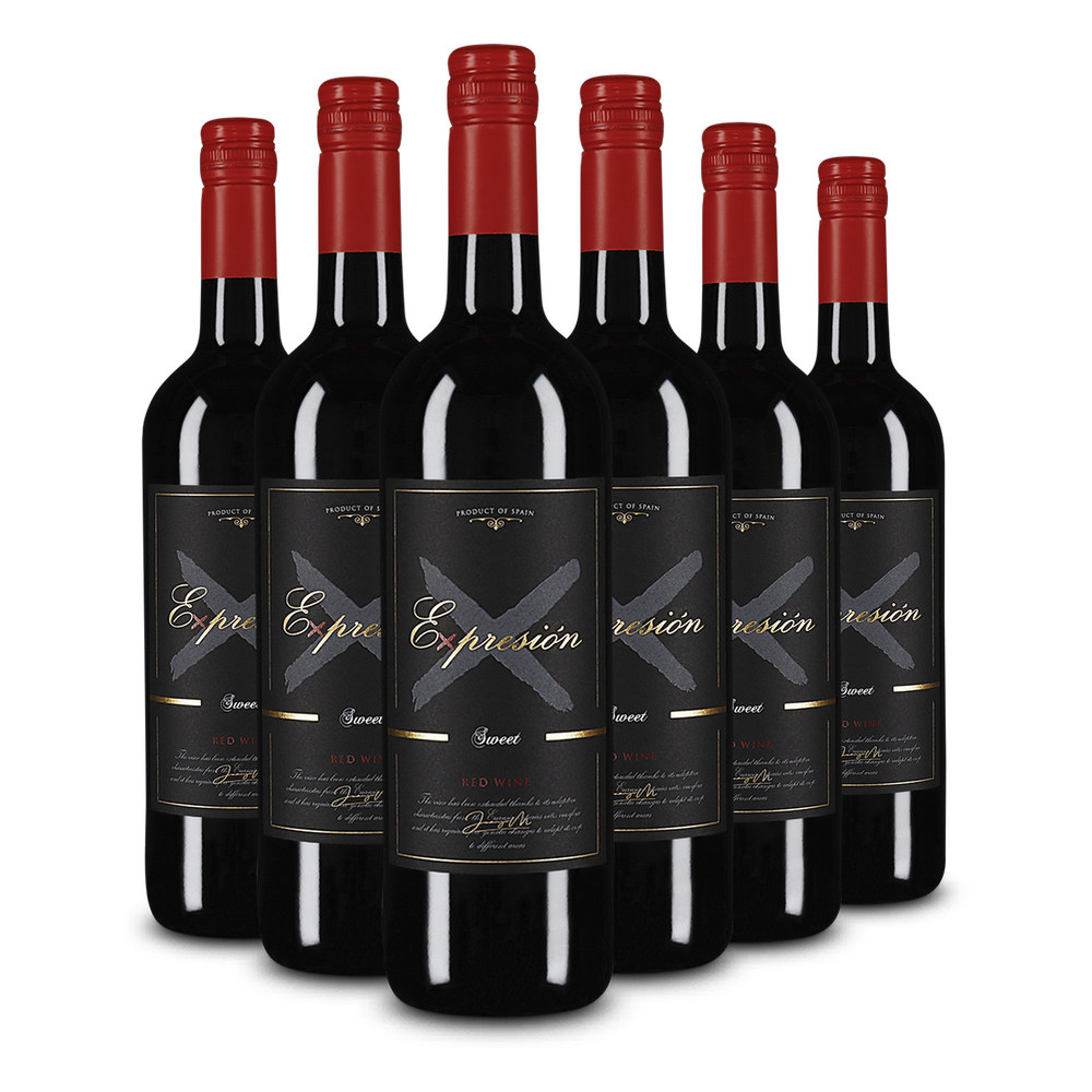 6x Expresión Sweet Red Wine