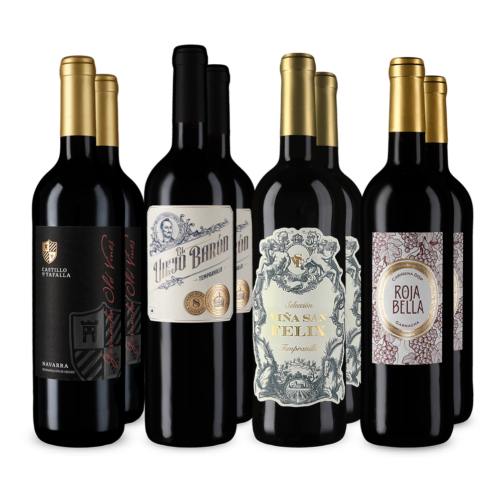 4x2 Selezione di vini rossi dalla Spagna