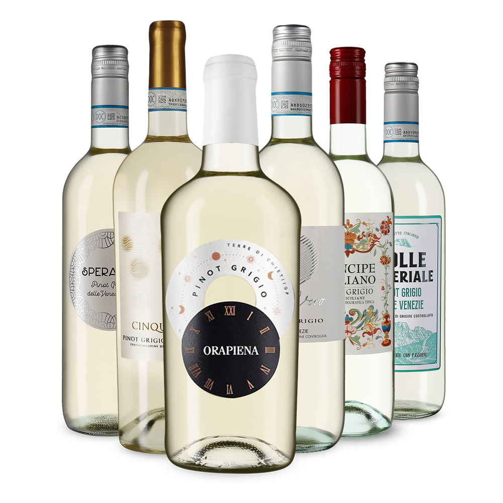 6x1 Pinot Grigio: scoprite la varietà italiana