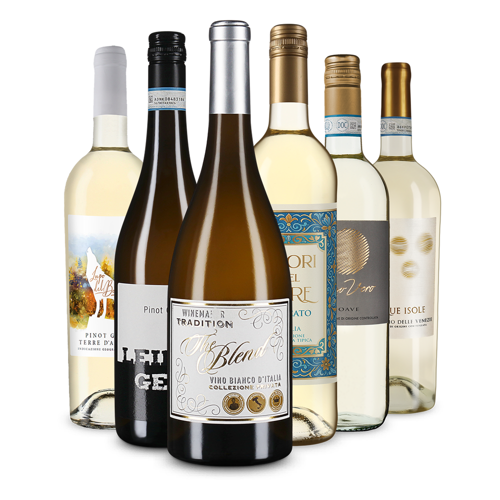 6x1 Vini bianchi d'Italia: amati dai clienti