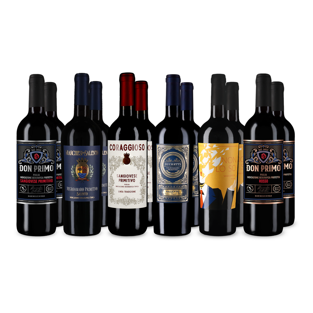 6x2 Primitivo & altro: la nostra selezione dalla Puglia